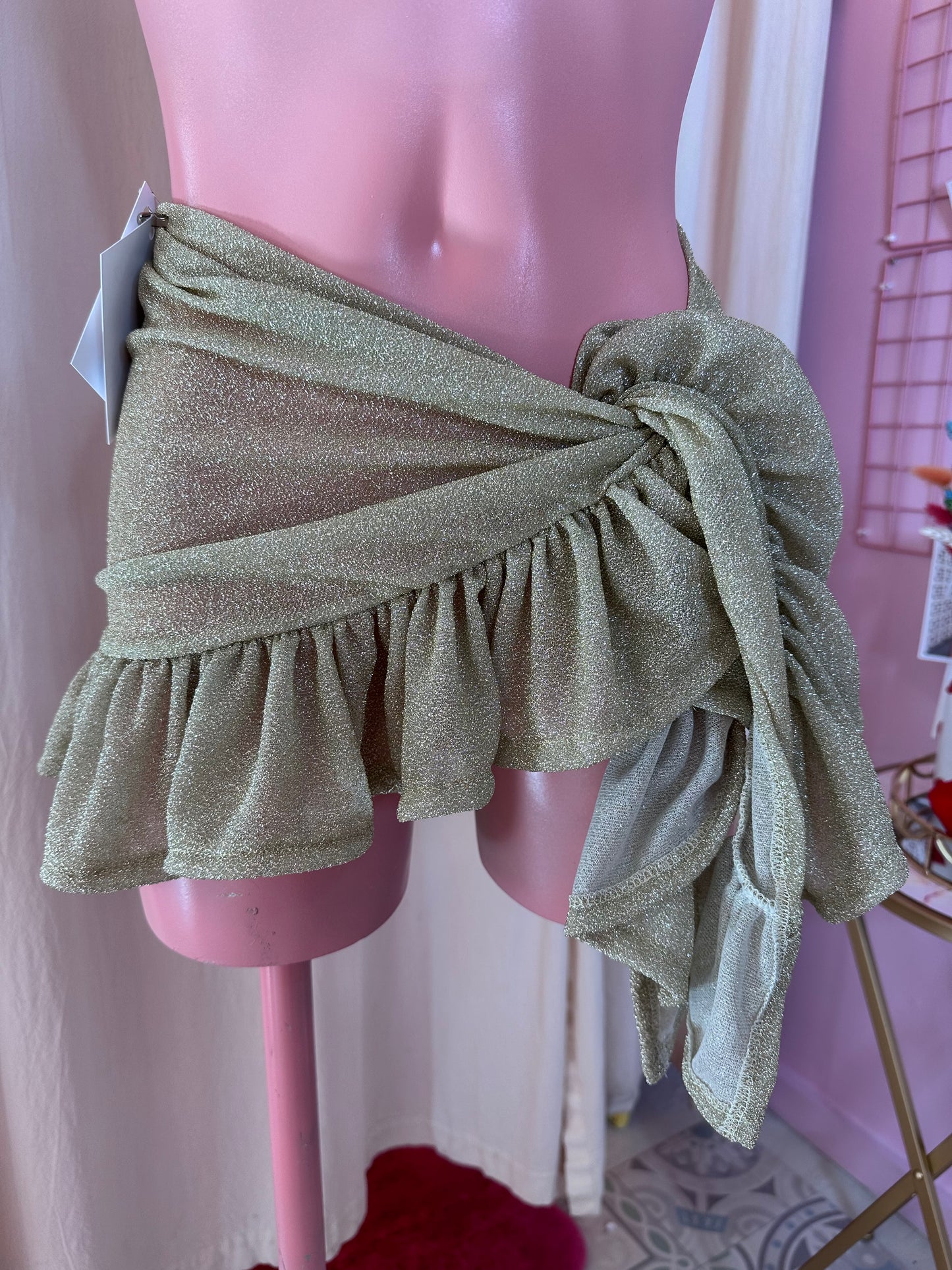 Glitter sarong and headband SAND ✨