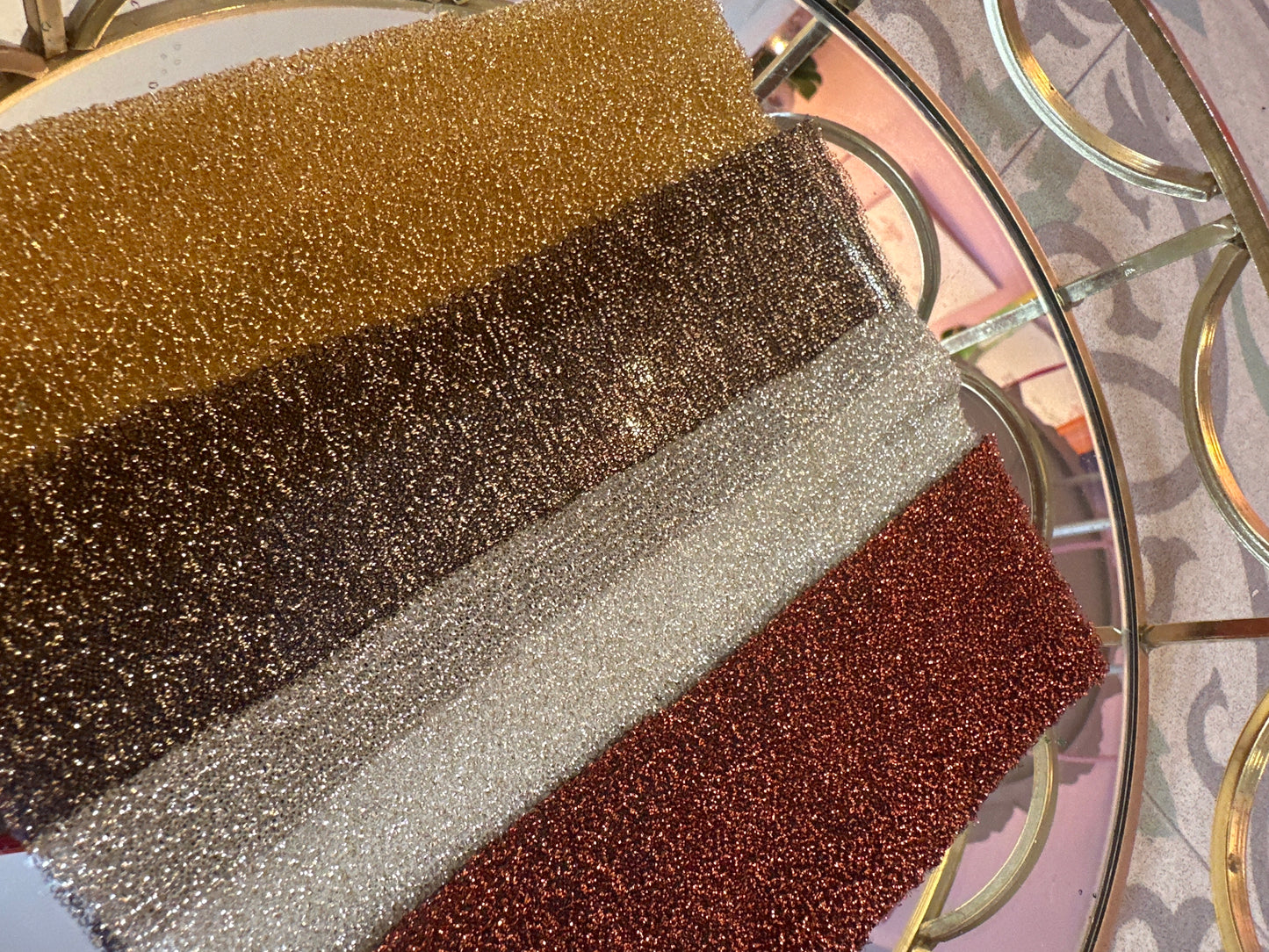 Glitter headwear