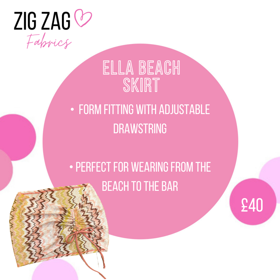Zigzag Ella skirt 🧵 MADE TO ORDER 🪡