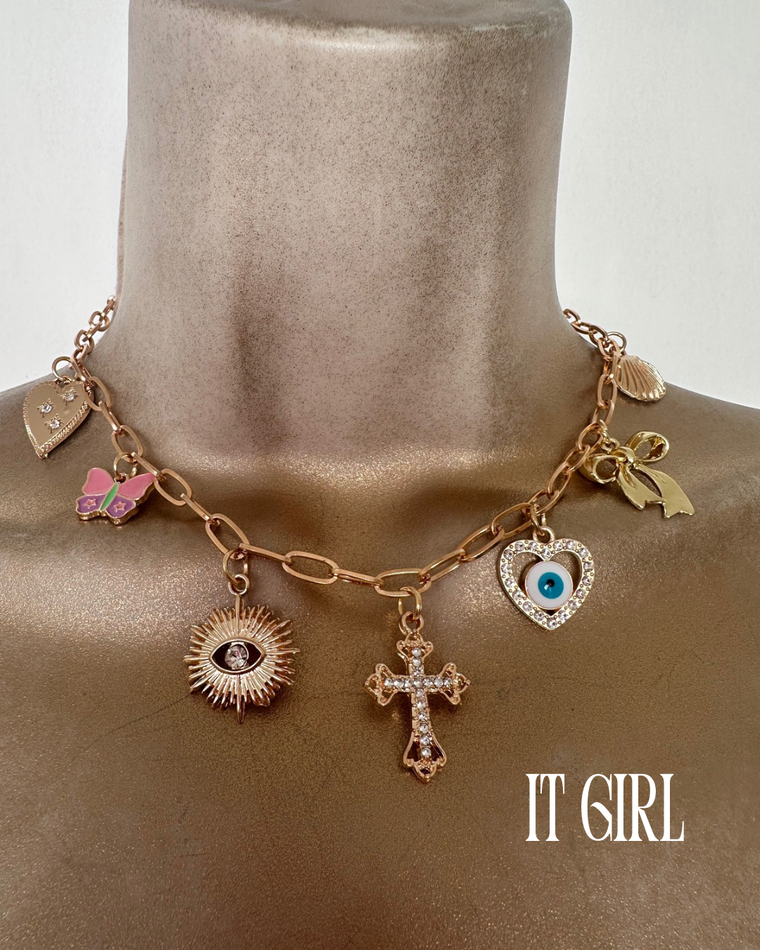 Charm chokers 🧿🌸🪬🎀🦋☮️