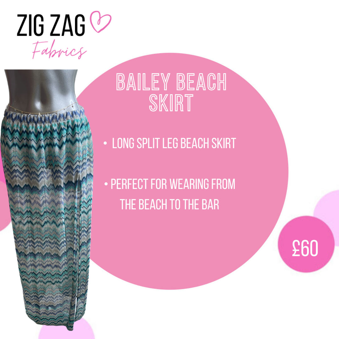 Zigzag Long Maxi Skirts 🧵 MADE TO ORDER 🪡