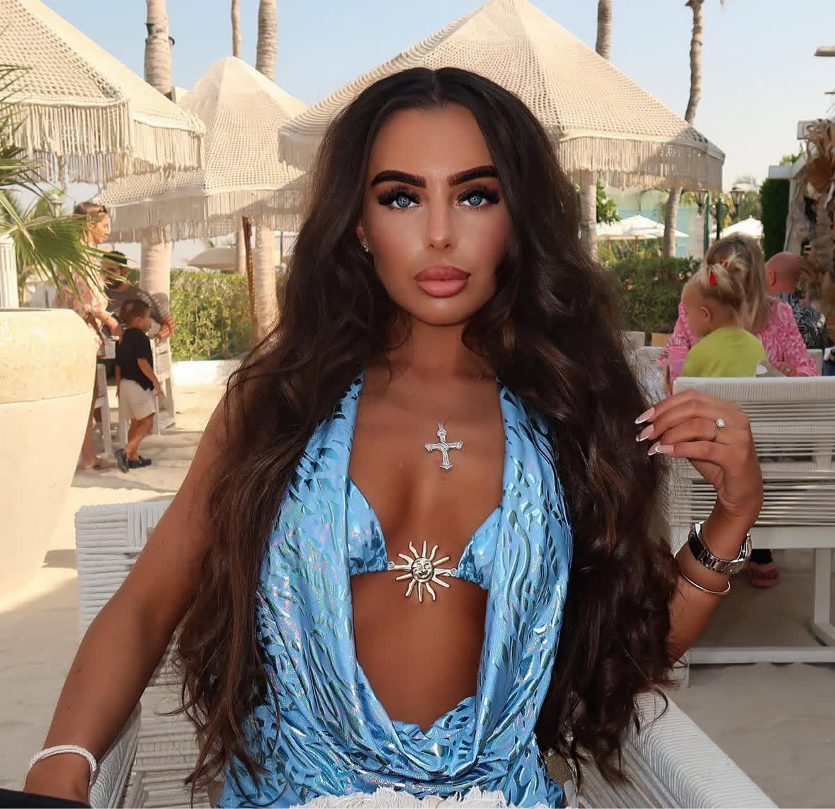 Metallic Disco traingle bikini / Luna top 🧵 MADE TO ORDER 🪡