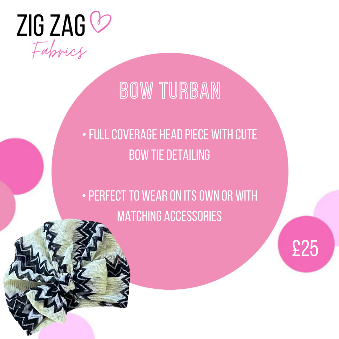 Zigzag Headwear đź‘™ MADE TO ORDER
