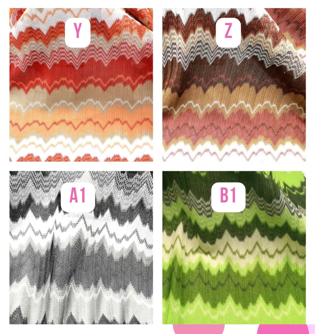 Zigzag Livvy Frill Bikini π MADE TO ORDER