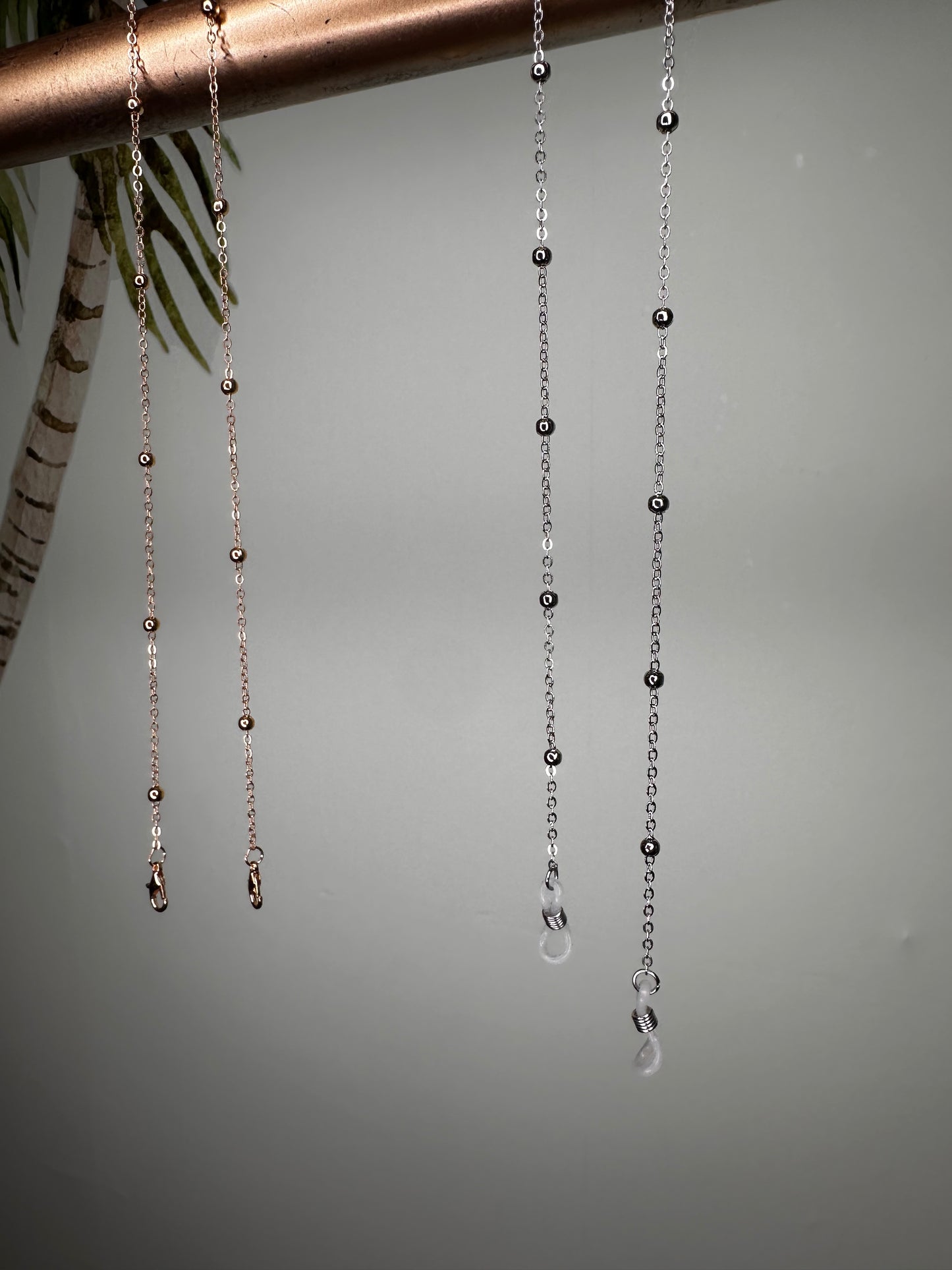 Sunglasses Chain - Small ball - silver or gold