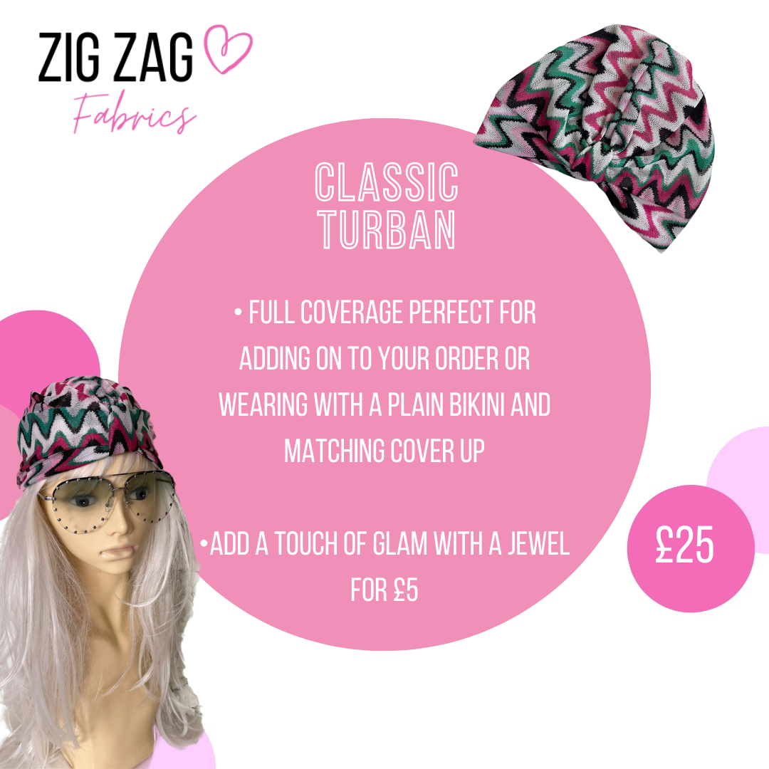 Zigzag Headwear đź‘™ MADE TO ORDER
