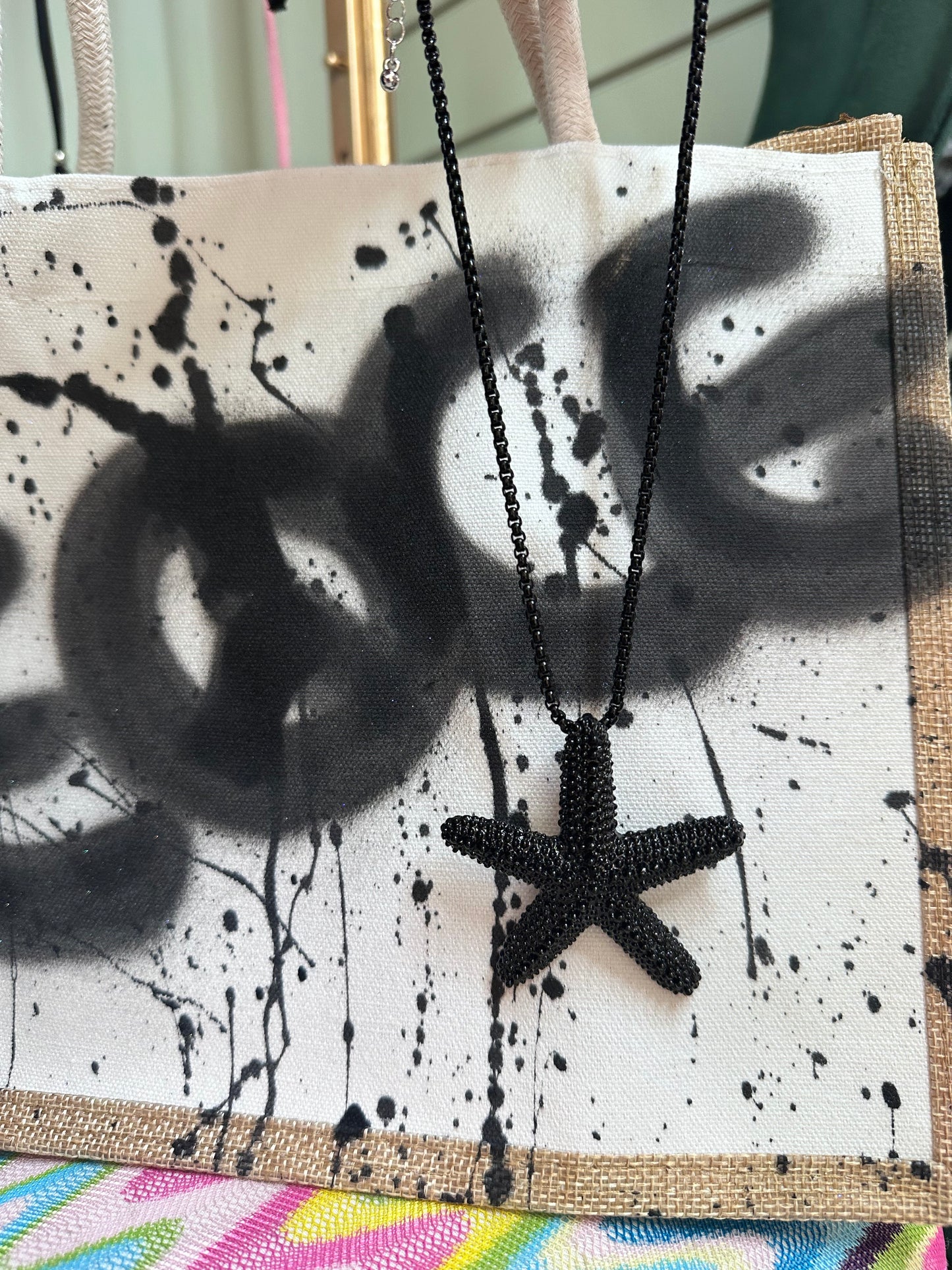 Jewellery Metal starfish pendant necklace ⭐️ 3 colours