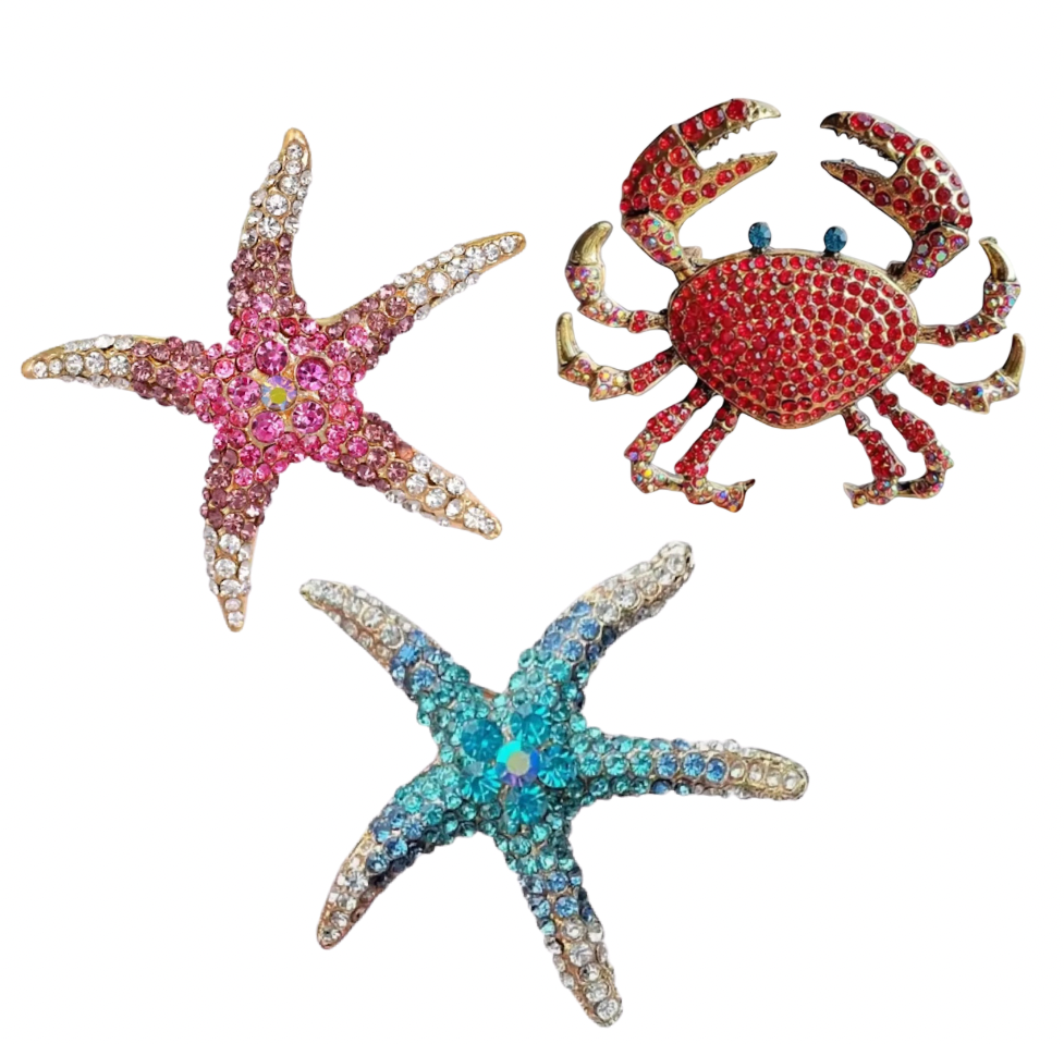 SEQUIN PREMIUM Hat Band with Starfish 🧵 MADE TO ORDER 🪡