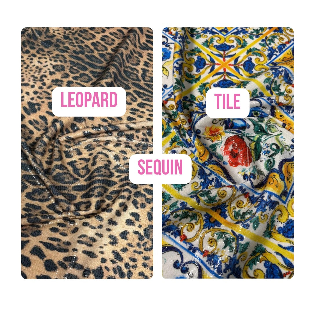 Print Sequin Fabrics - Click to see More