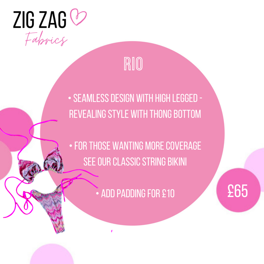 Zigzag Triangle Bikini 🧵 MADE TO ORDER 🪡