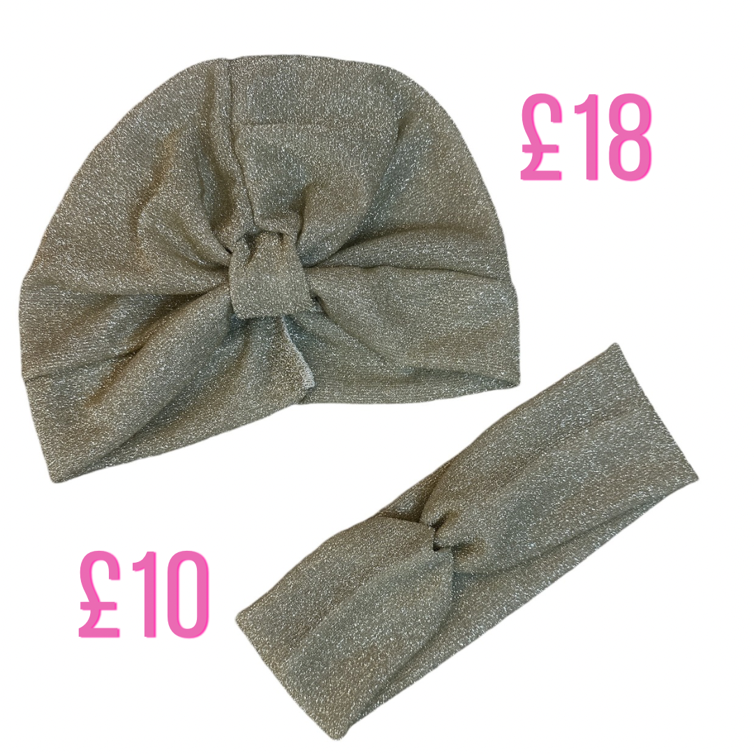 Glitter headwear