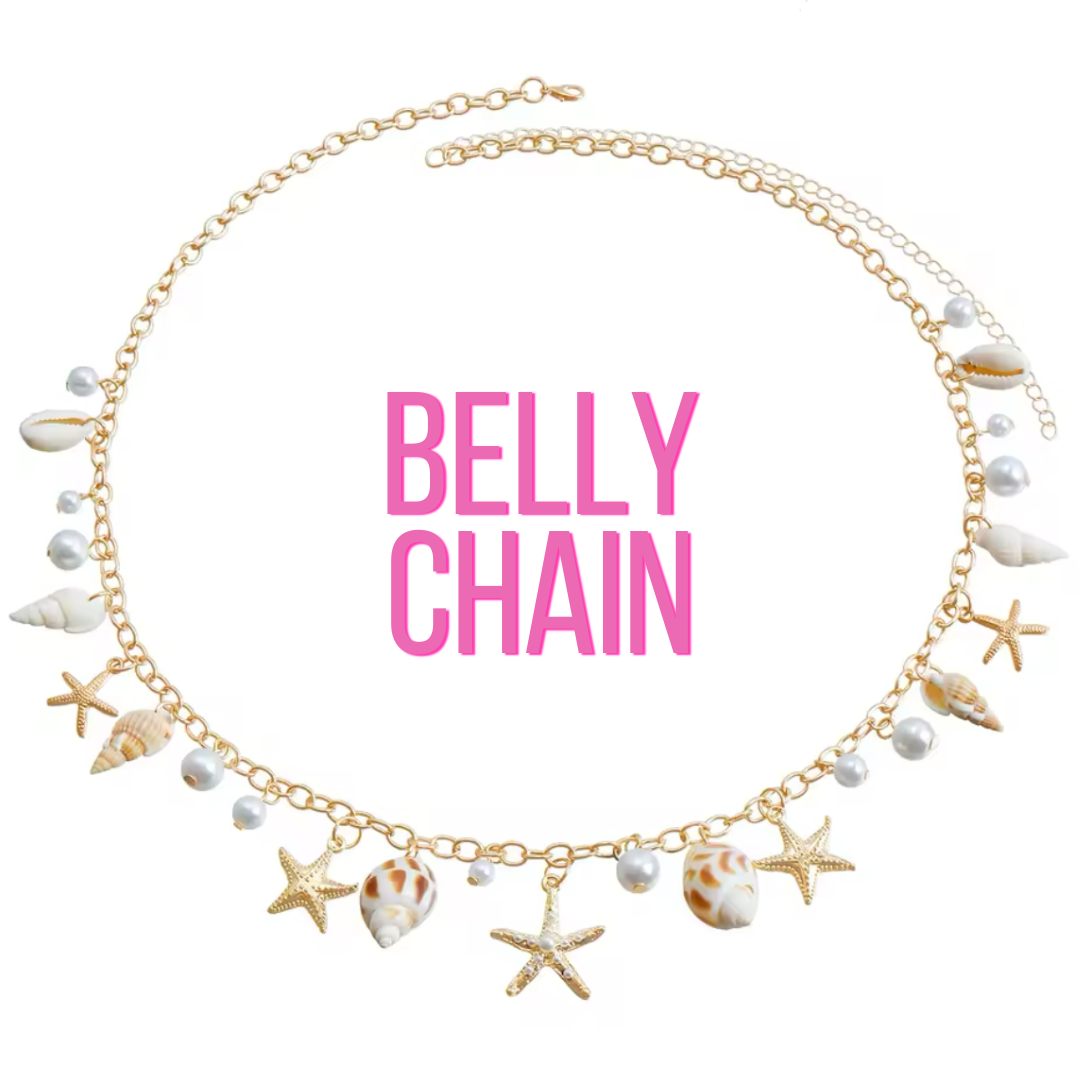 Belly Chain - Shells & Pearls 🐚