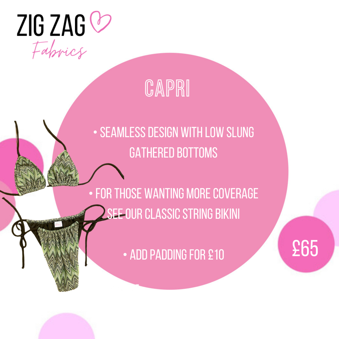 Zigzag Triangle Bikini 🧵 MADE TO ORDER 🪡