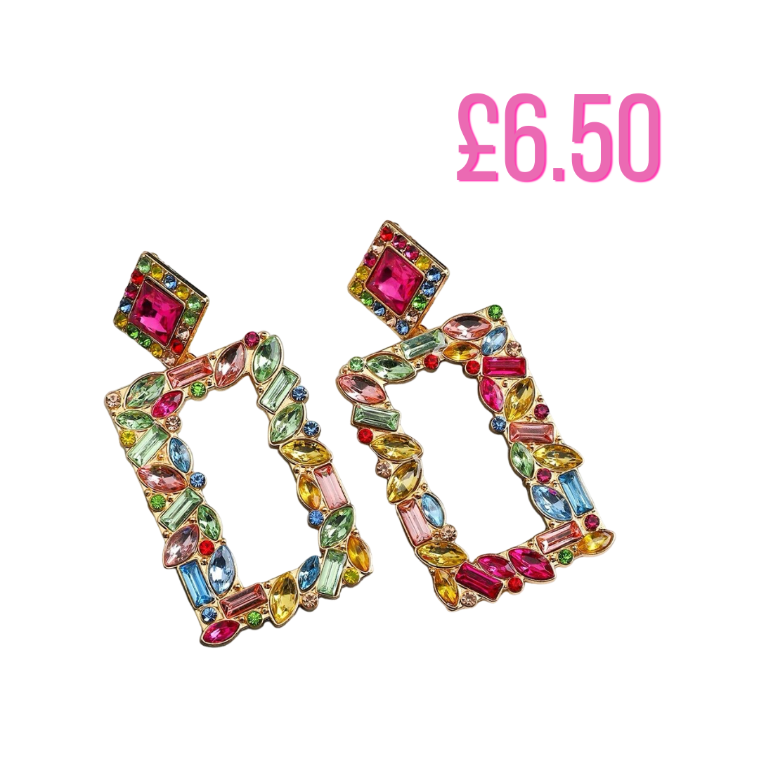 Jewellery multicolour jewel earrings ⭐️