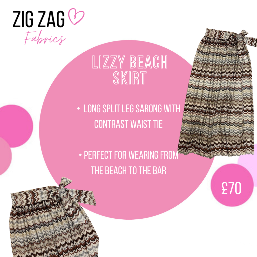 Zigzag Long Maxi Skirts 🧵 MADE TO ORDER 🪡