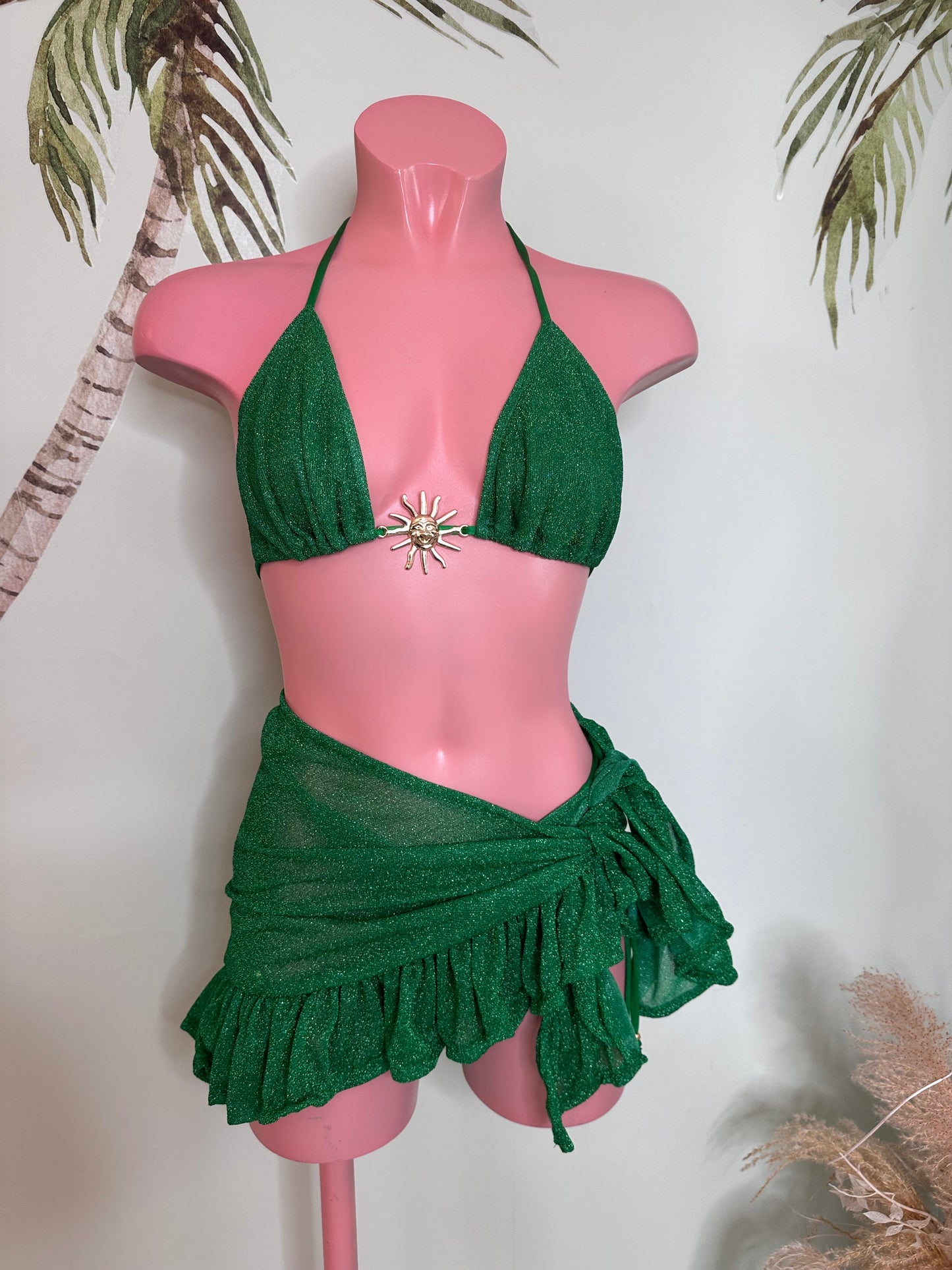 GLITTER triangle bikini 🧵 MADE TO ORDER 🪡