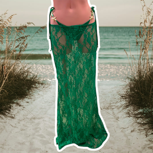 LACE Fish Tail long maxi Skirt 🧵 MADE TO ORDER 🪡