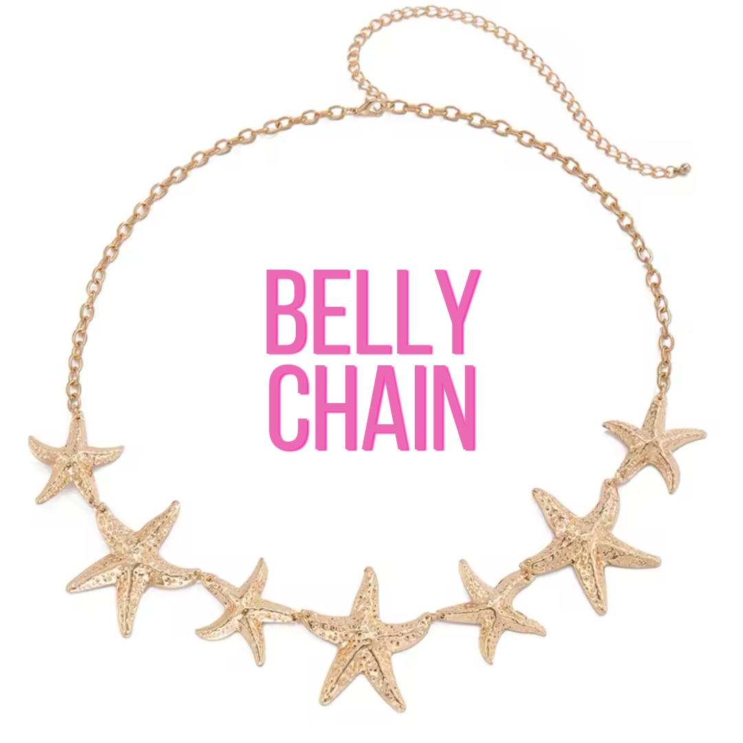 Belly Chain Belt - Starfish ⭐