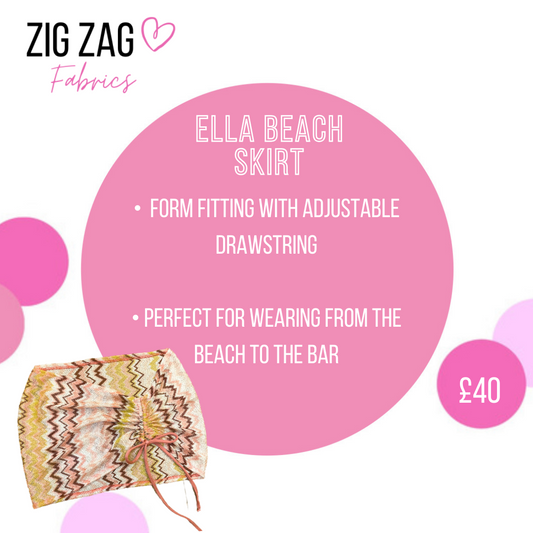Zigzag Ella skirt 🧵 MADE TO ORDER 🪡