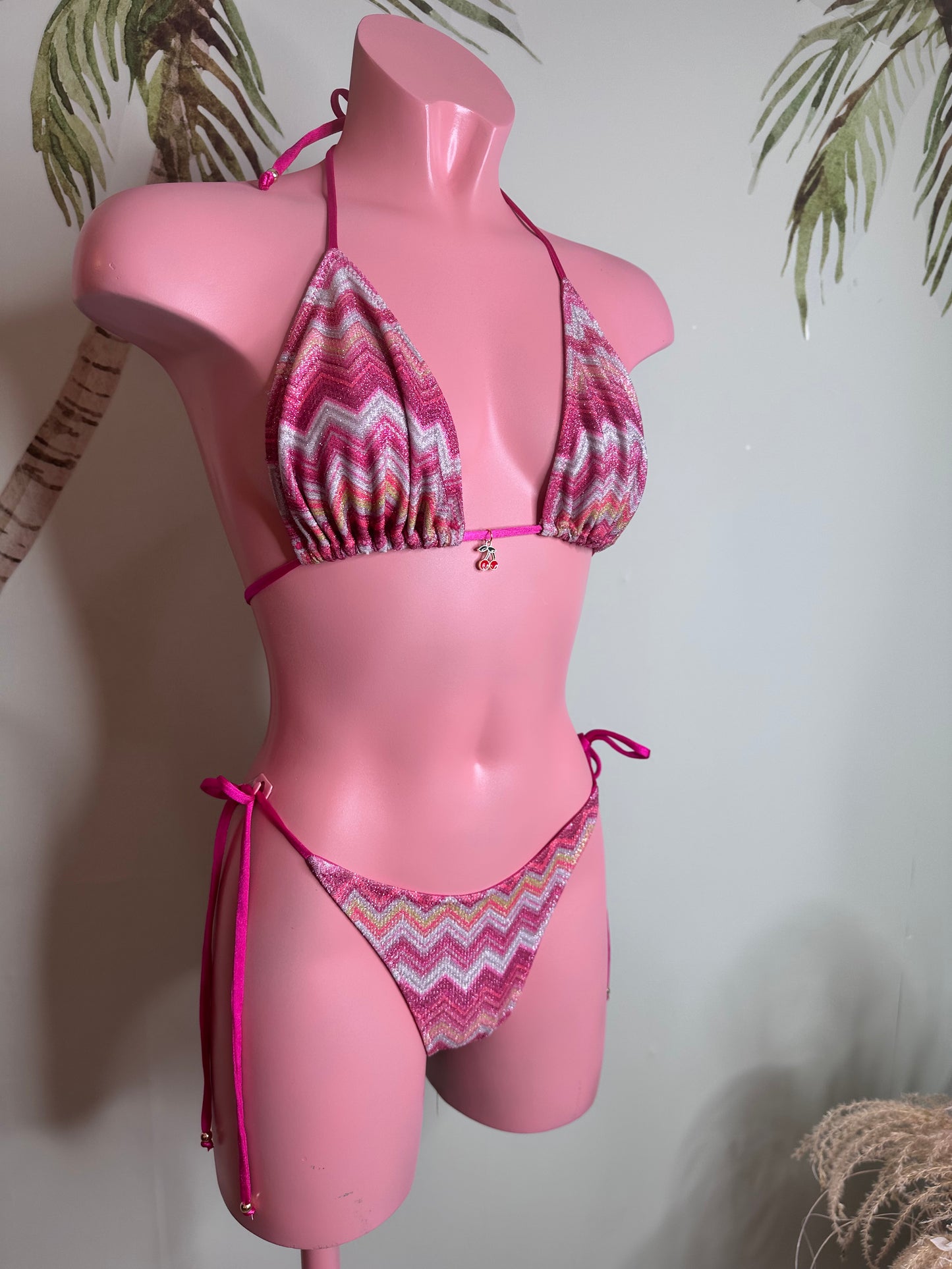 🚨 SALE 🚨 Glitter Zigzag - triangle bikini 💖 WAS £65