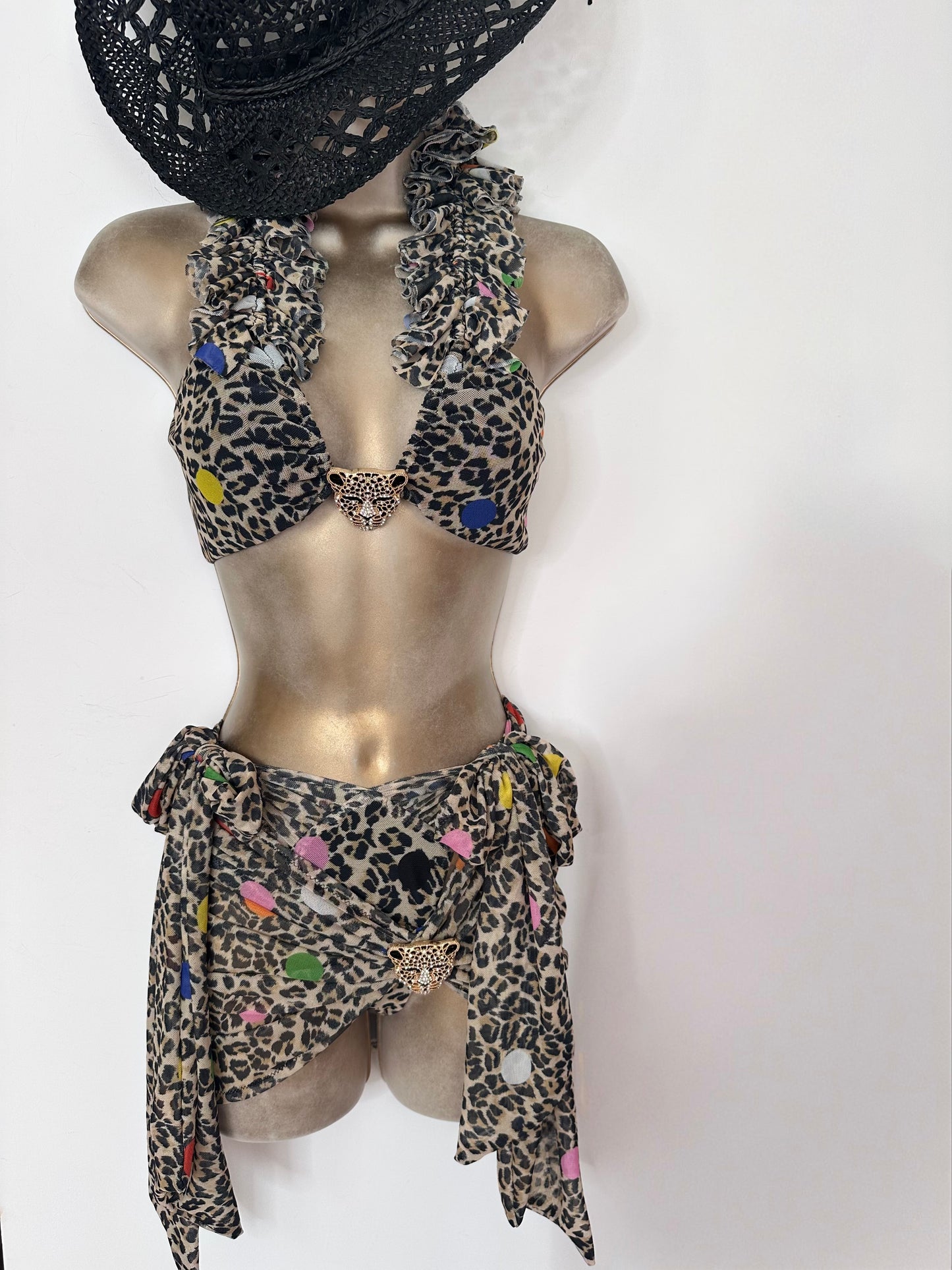 LEOPARD DOT Bikini / Skirt