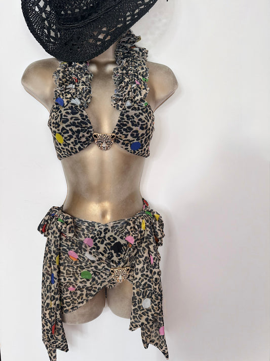 LEOPARD DOT Bikini / Skirt