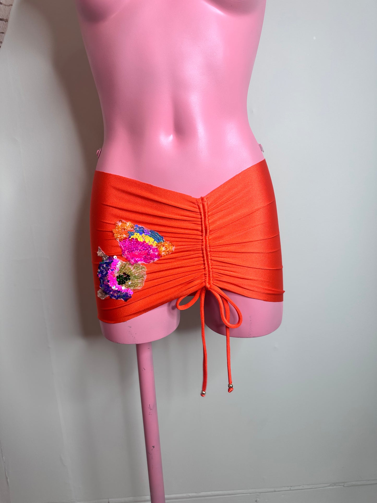 LYCRA Ella skirt with Sequin Appliqué 🧵 MADE TO ORDER 🪡