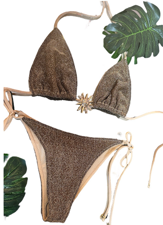 Glitter triangle bikini 🧵 MADE TO ORDER 🪡
