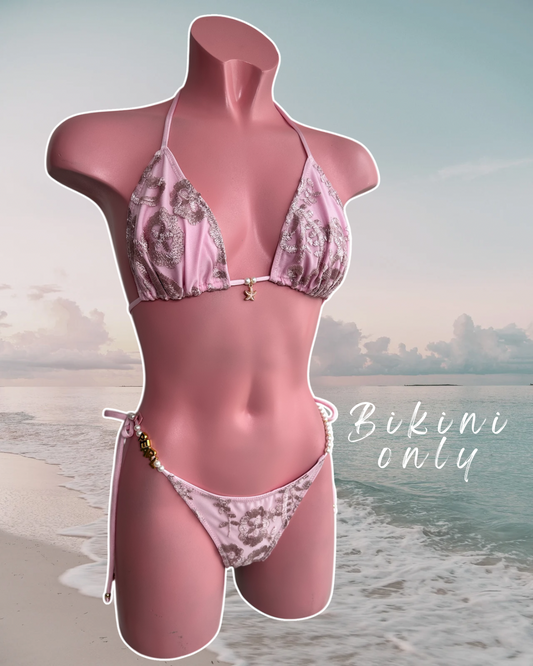 PEARLESCENT COLLECTION Lace Triangle bikini 🧵 MADE TO ORDER 🪡