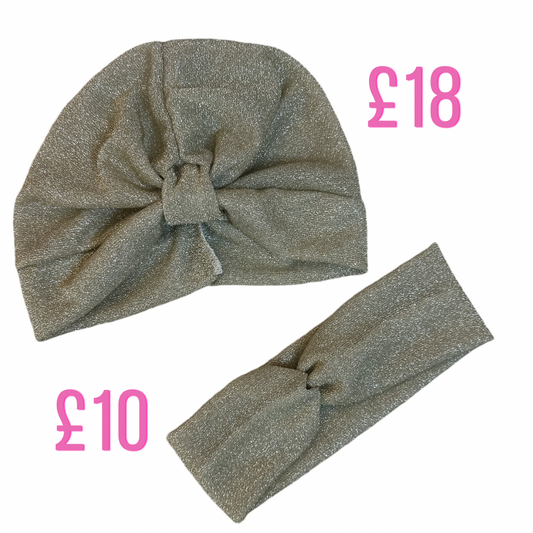 Glitter headwear