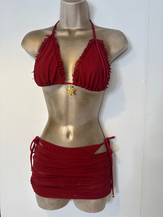 Triangle Lily Cup & Frill bum bottoms / Ruby Skirt