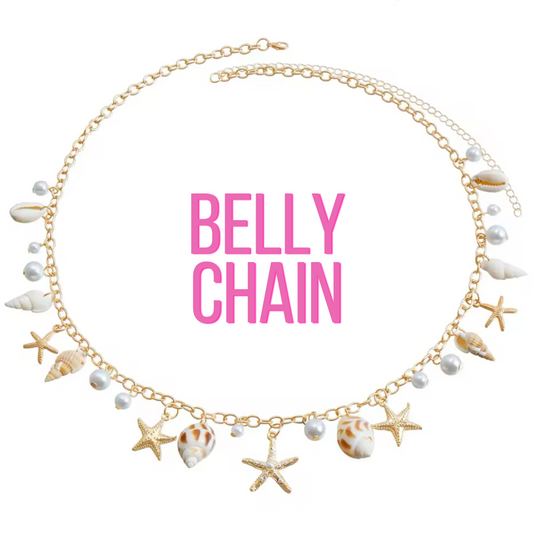 Belly Chain - Shells & Pearls 🐚