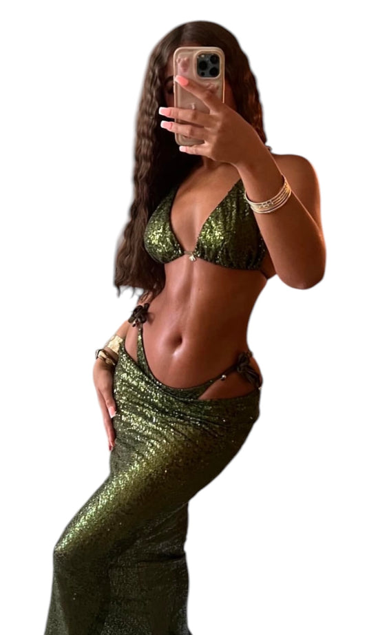 SEQUIN  Fish Tail Maxi Skirt 🧵 MADE TO ORDER 🪡