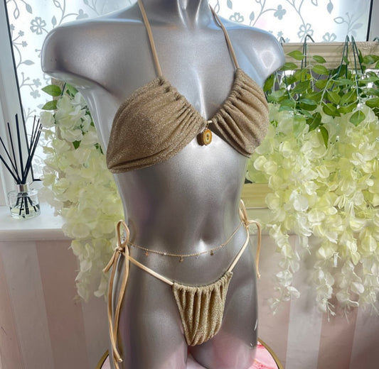 Glitter triangle bikini 💫 MADE TO ORDER