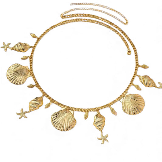 Belly Chain Belt - Large Clam Shell ⭐