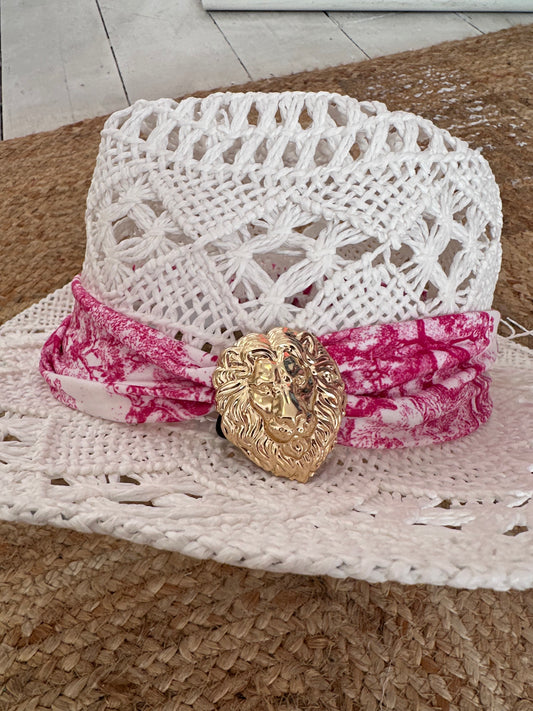 Hat Band with Brooch 🧵 MADE TO ORDER 🪡