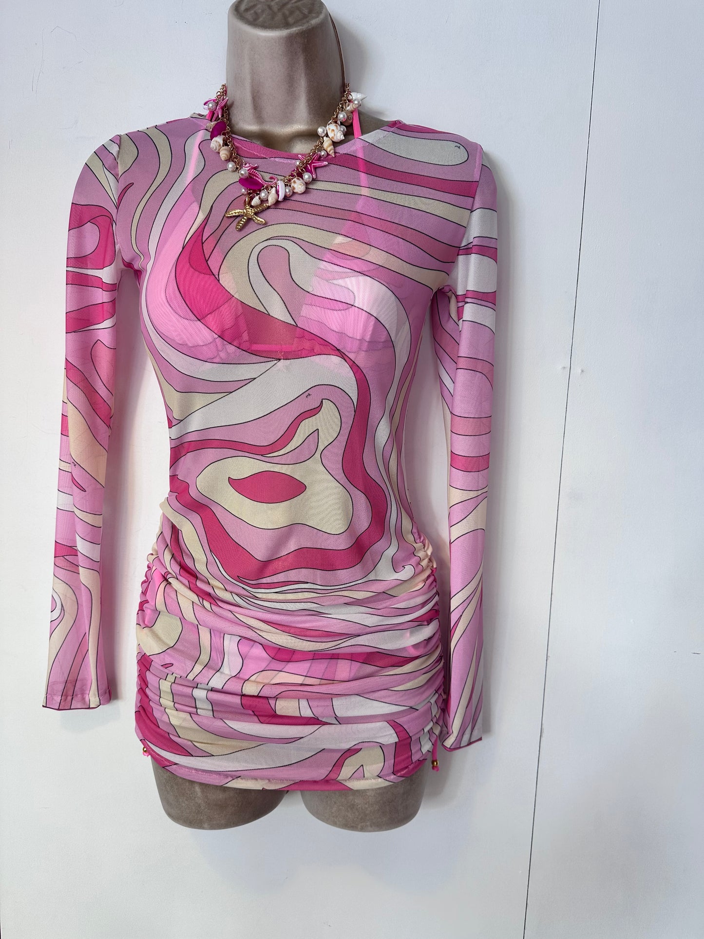 SWIRL Mesh Celine Dress 🧵 MADE TO ORDER 🪡