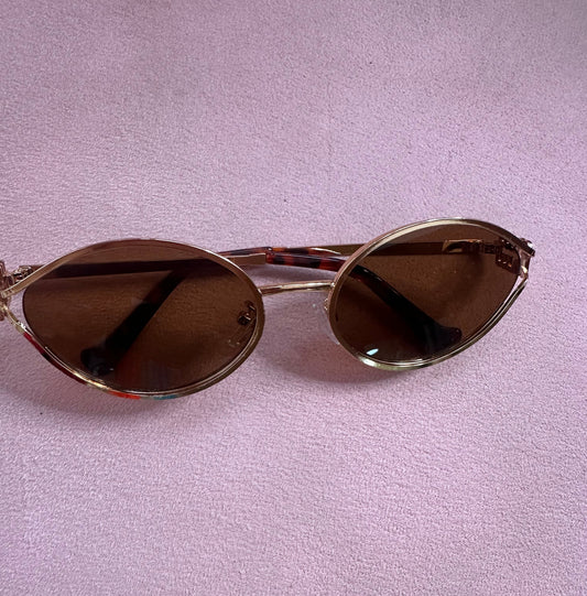 Gold Rim Sunglasses - 2 COLOURS