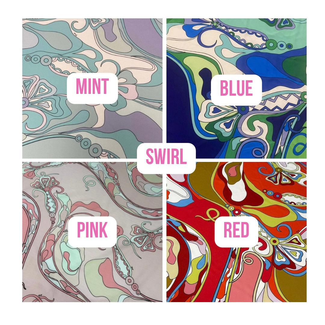 SWIRL FULL SET - Triangle bikini / Luna top /  Mermaid maxi skirt 🧵 MADE TO ORDER 🪡