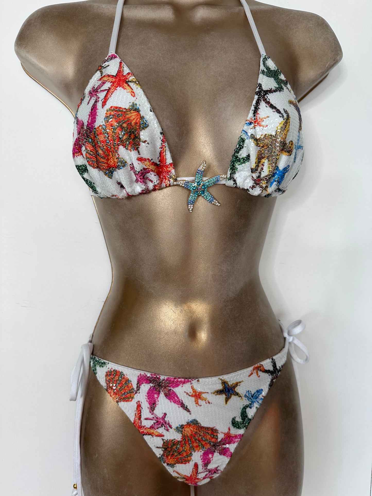 SEQUIN PREMIUM Triangle Bikini 🧵 MADE TO ORDER 🪡