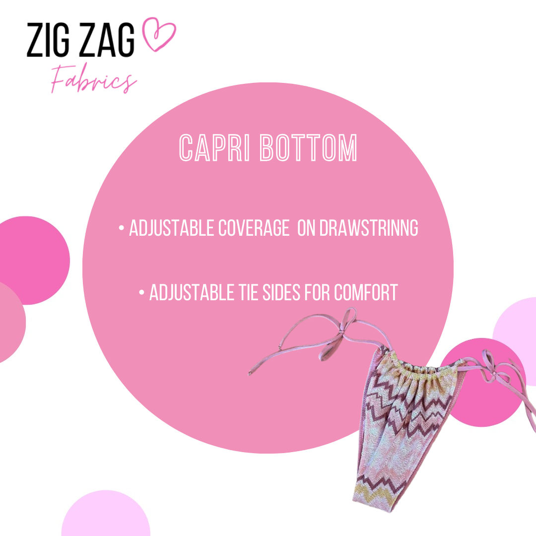 Zigzag Tuscany Bikini 👙 MADE TO ORDER