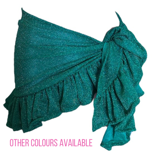 GLITTER Frill Sarong 🧵 MADE TO ORDER 🪡