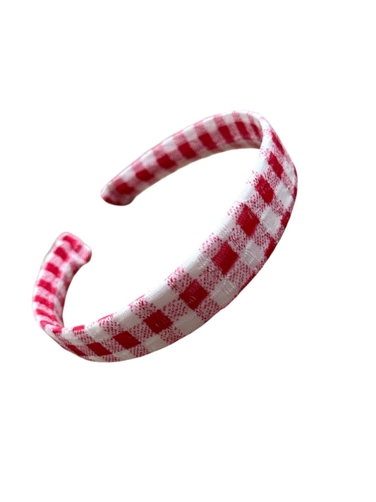 Gingham Alice Band ❤️